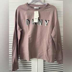 NWT DKNY Women's Mauve Sweatshirt